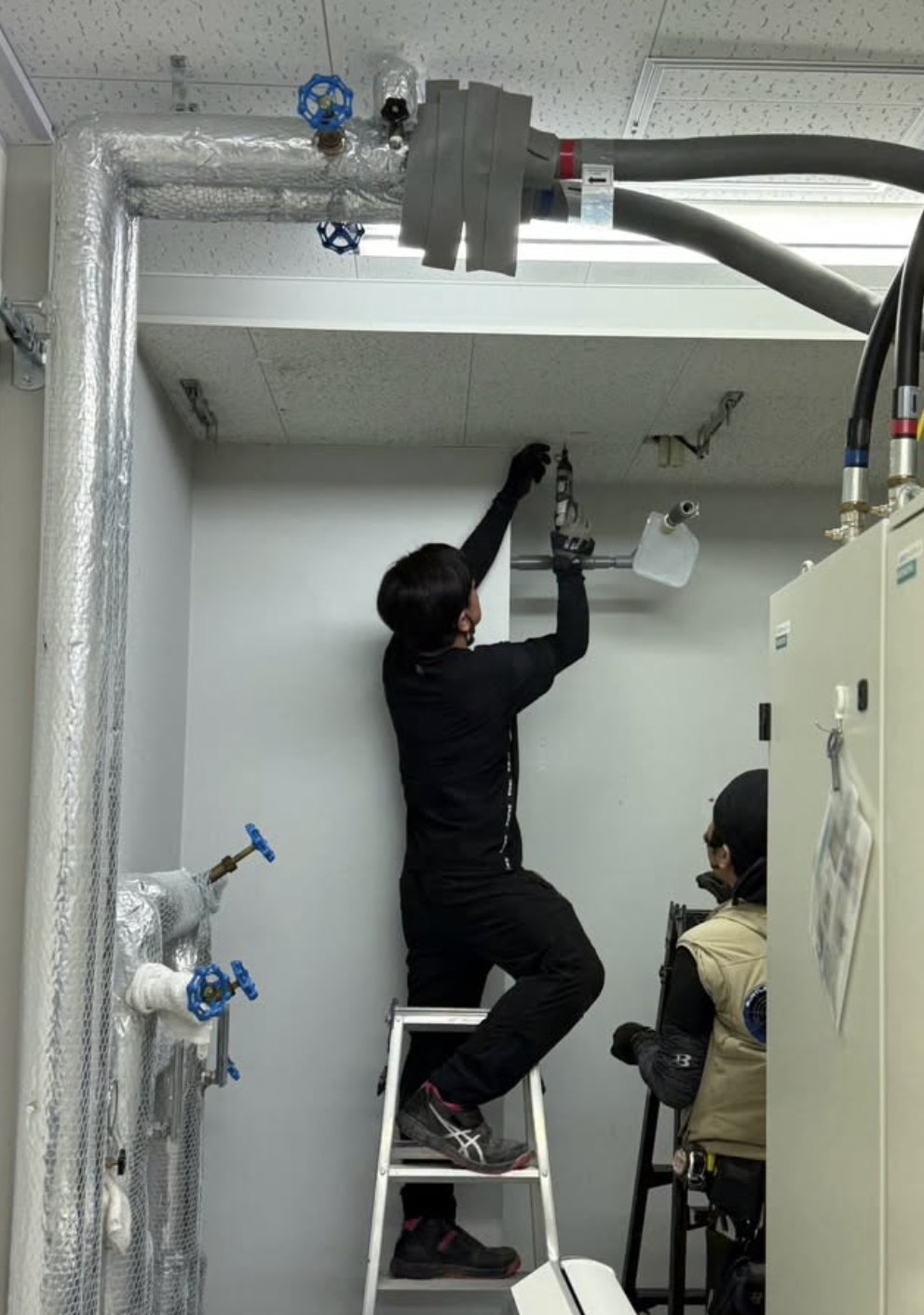 空調機器の施工